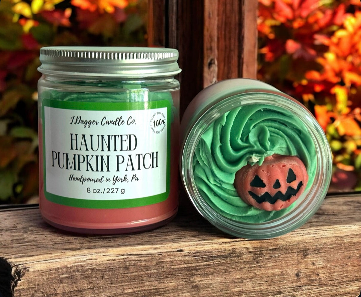 Mini Haunted Pumpkin Halloween Dessert Candle
