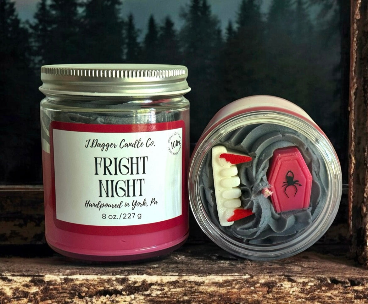 Mini Vampire Themed Halloween Dessert Candle
