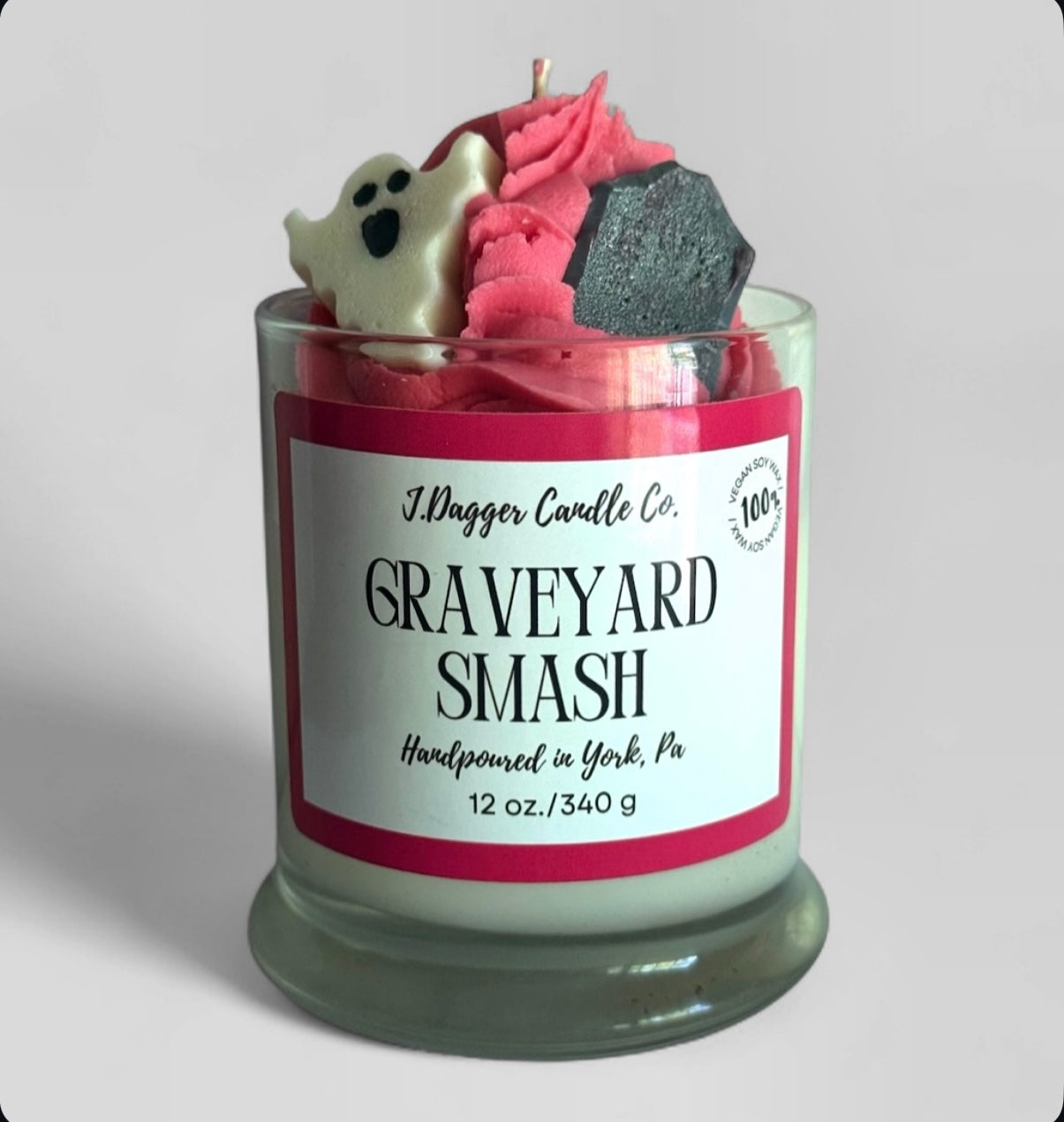 Graveyard Smash Halloween Dessert Candle