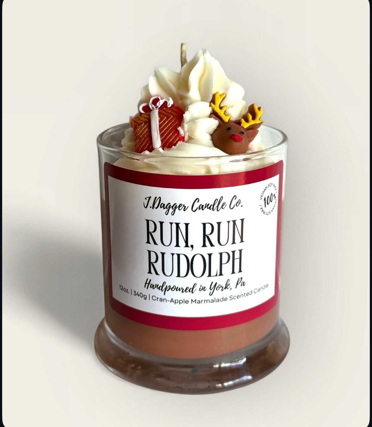 Rudolph 12oz Holiday Soy Candle