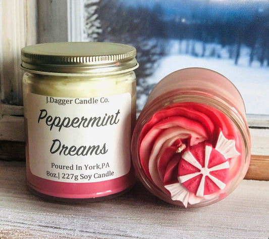 Mini Peppermint Mocha Soy Candle