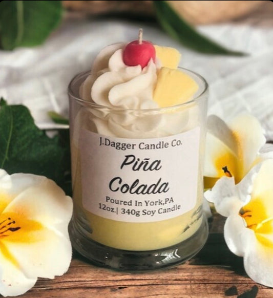 Piña Colada Dessert Candle