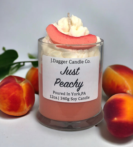 Just Peachy Dessert Candle