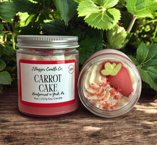 Mini Carrot Cake Dessert Candle