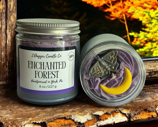 Mini Enchanted Forest Halloween Dessert Candle