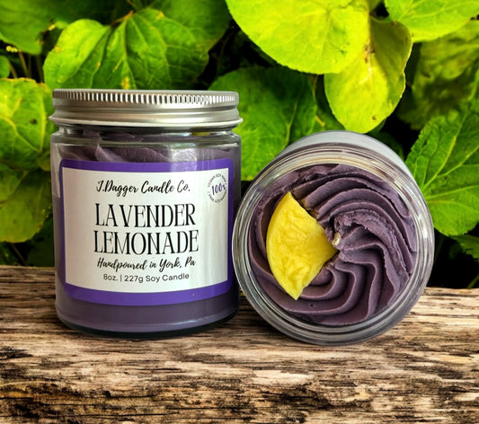 Mini Lavender Lemonade Dessert Candle