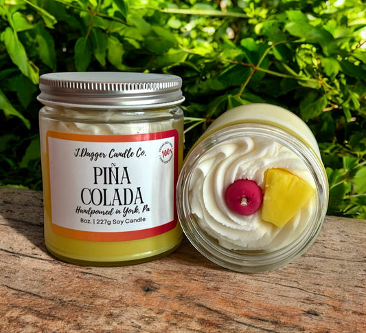 Mini Piña Colada Dessert Candle