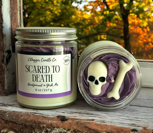 Mini Skeleton Themed Halloween Dessert Candle