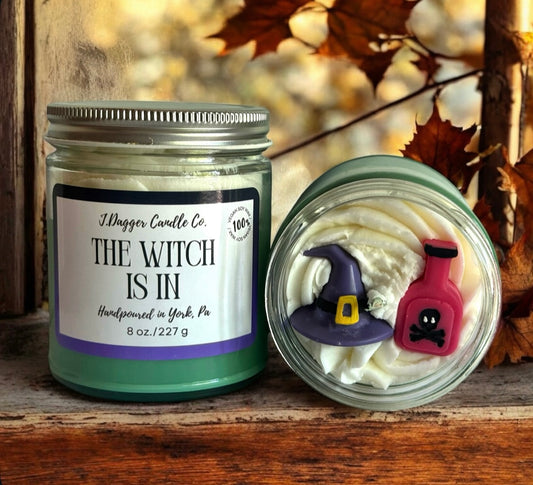 Mini Witch Themed Halloween Dessert Candle