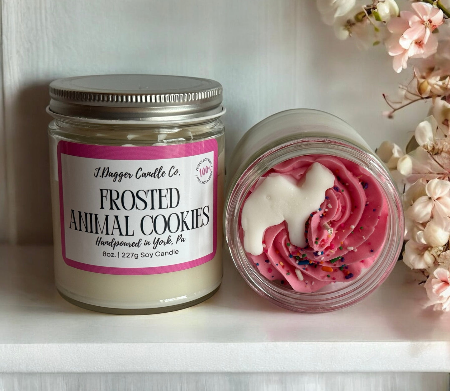 8oz. Animal Cookies Soy Dessert Candle