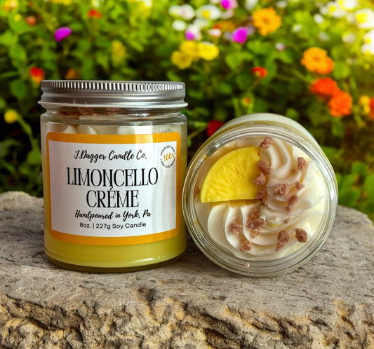 Mini Limoncello Cream Cake Dessert Candle