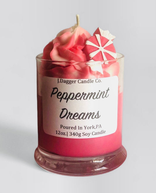 Peppermint Mocha 12oz. Soy Candle