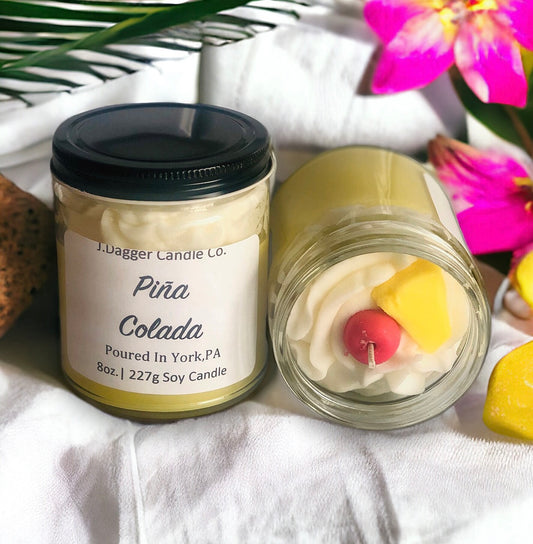 Mini Piña Colada Dessert Candle