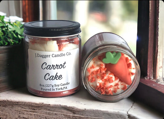 Mini Carrot Cake Dessert Candle