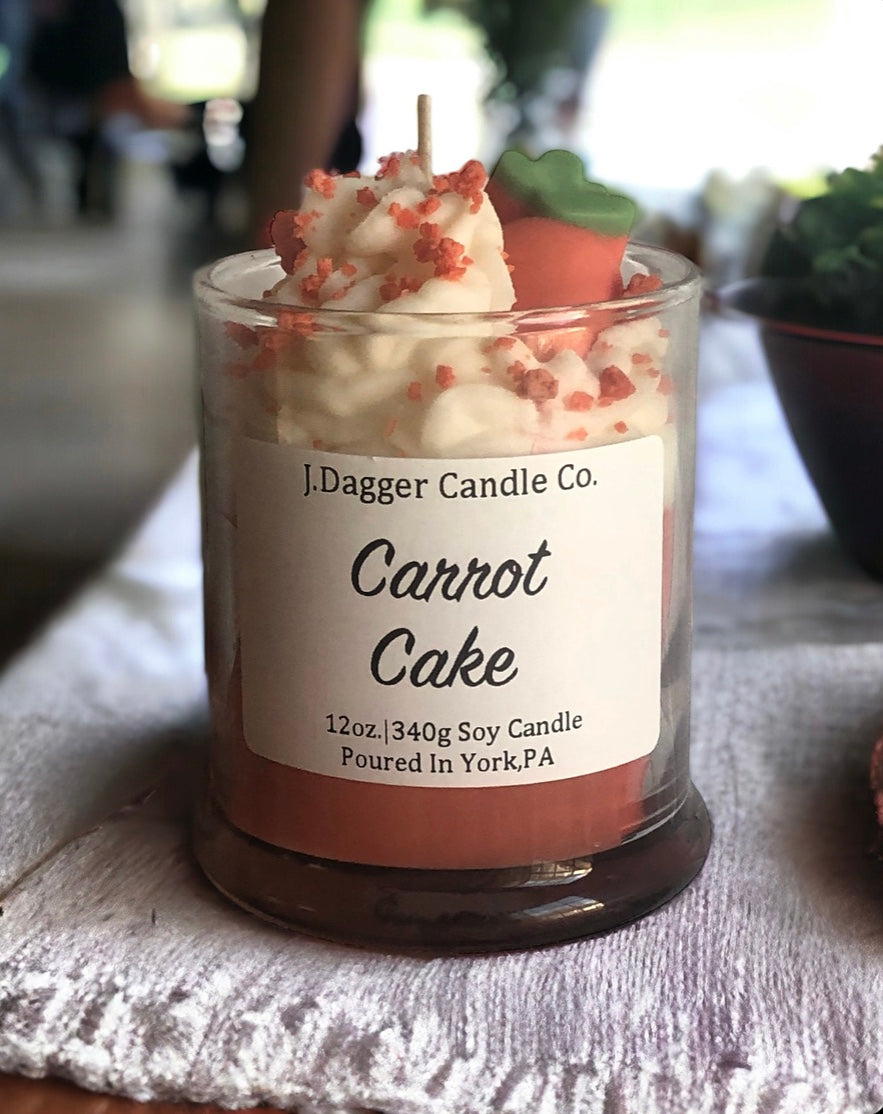 Carrot Cake Dessert Candle