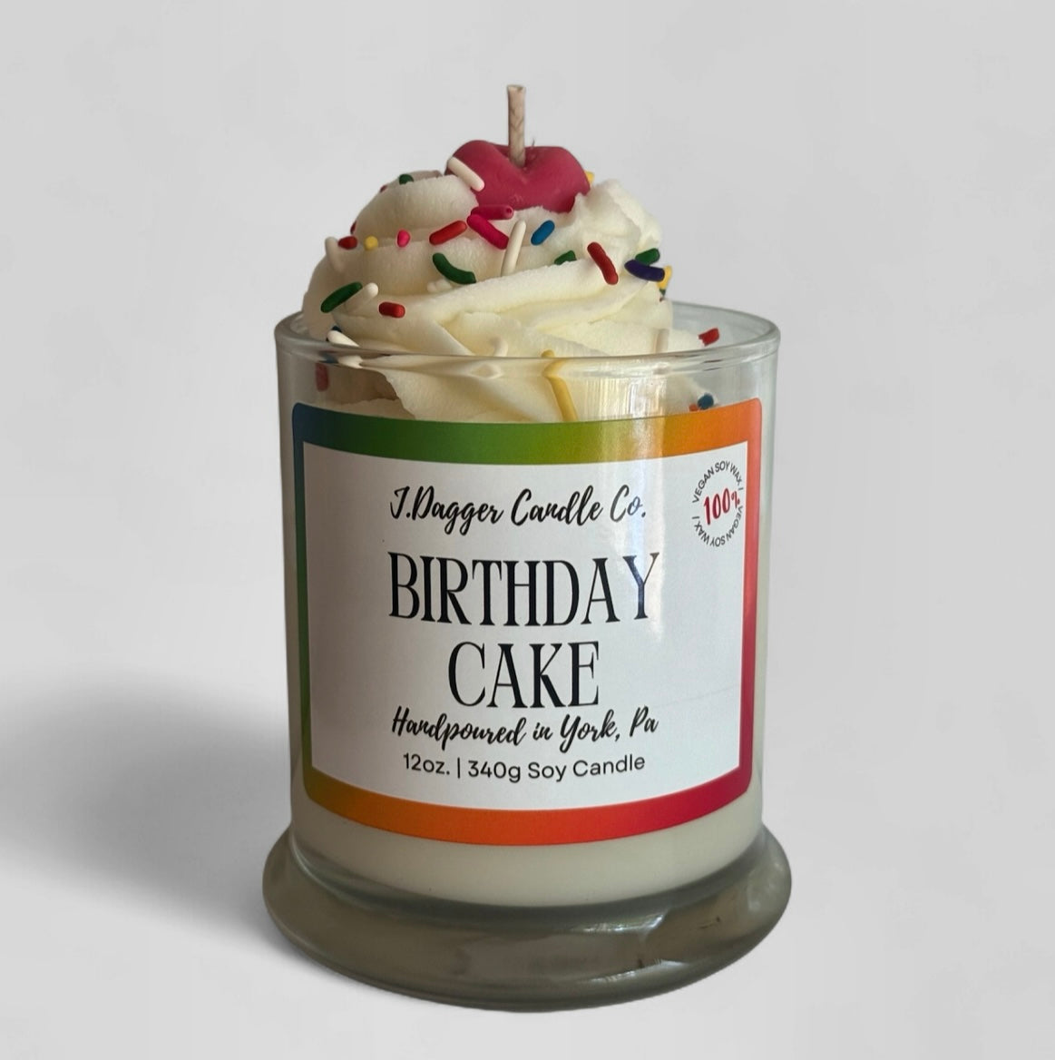 Birthday Cake Dessert Candle