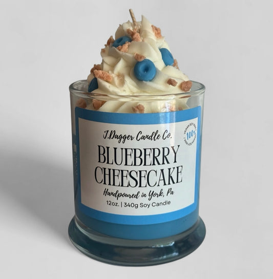 Blueberry Cheesecake Dessert Candle