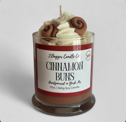 Cinnamon Bun Dessert Candle