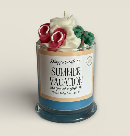 Summer Vacation Dessert Candle