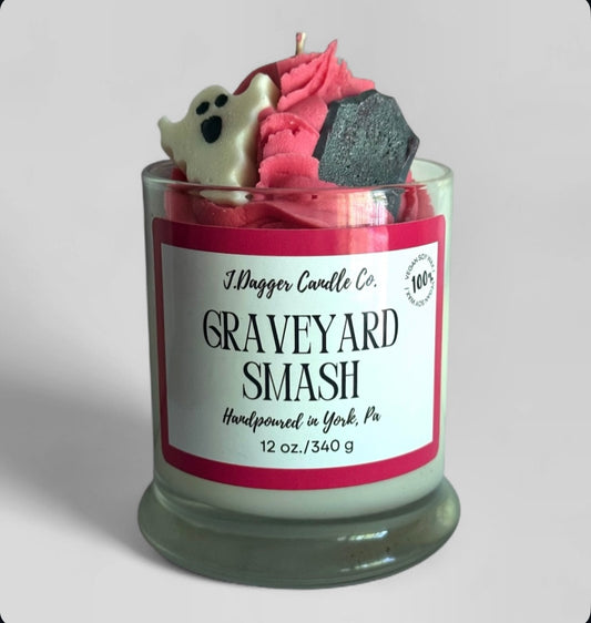 Graveyard Smash Halloween Dessert Candle