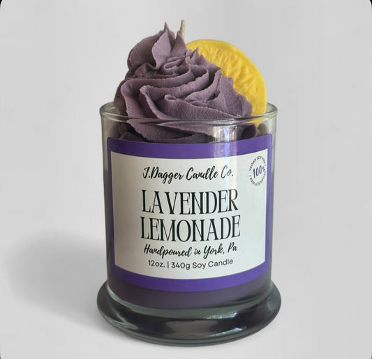 Lavender Lemonade Dessert Candle