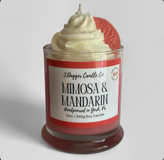Mimosa & Mandarin Soy Dessert Candle