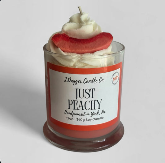 Just Peachy Dessert Candle