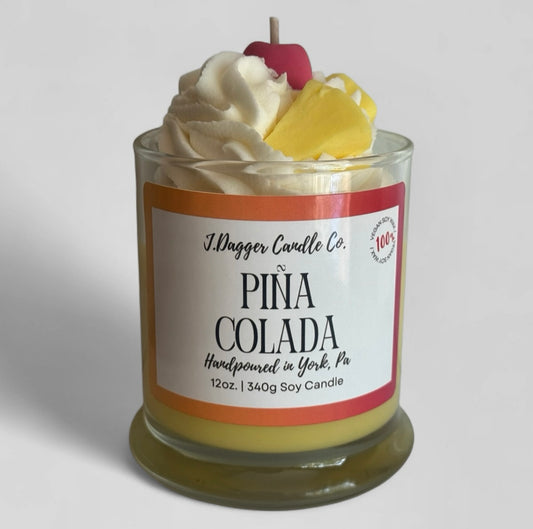 Piña Colada Dessert Candle