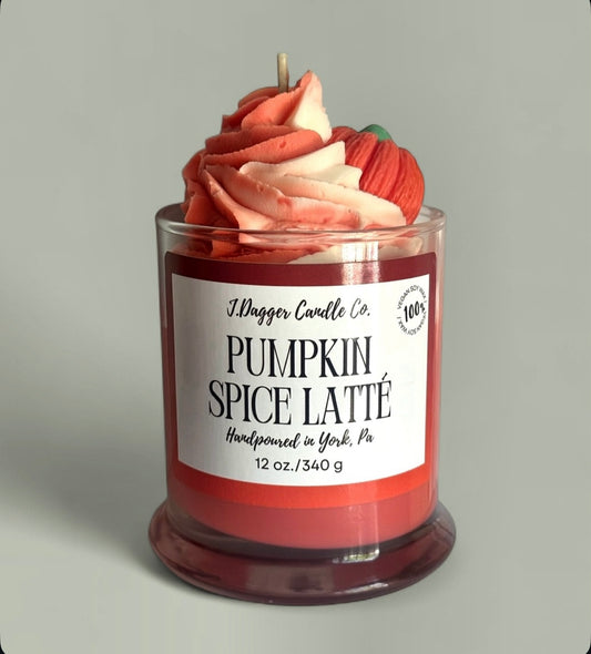 Pumpkin Spice Latté Dessert Candle