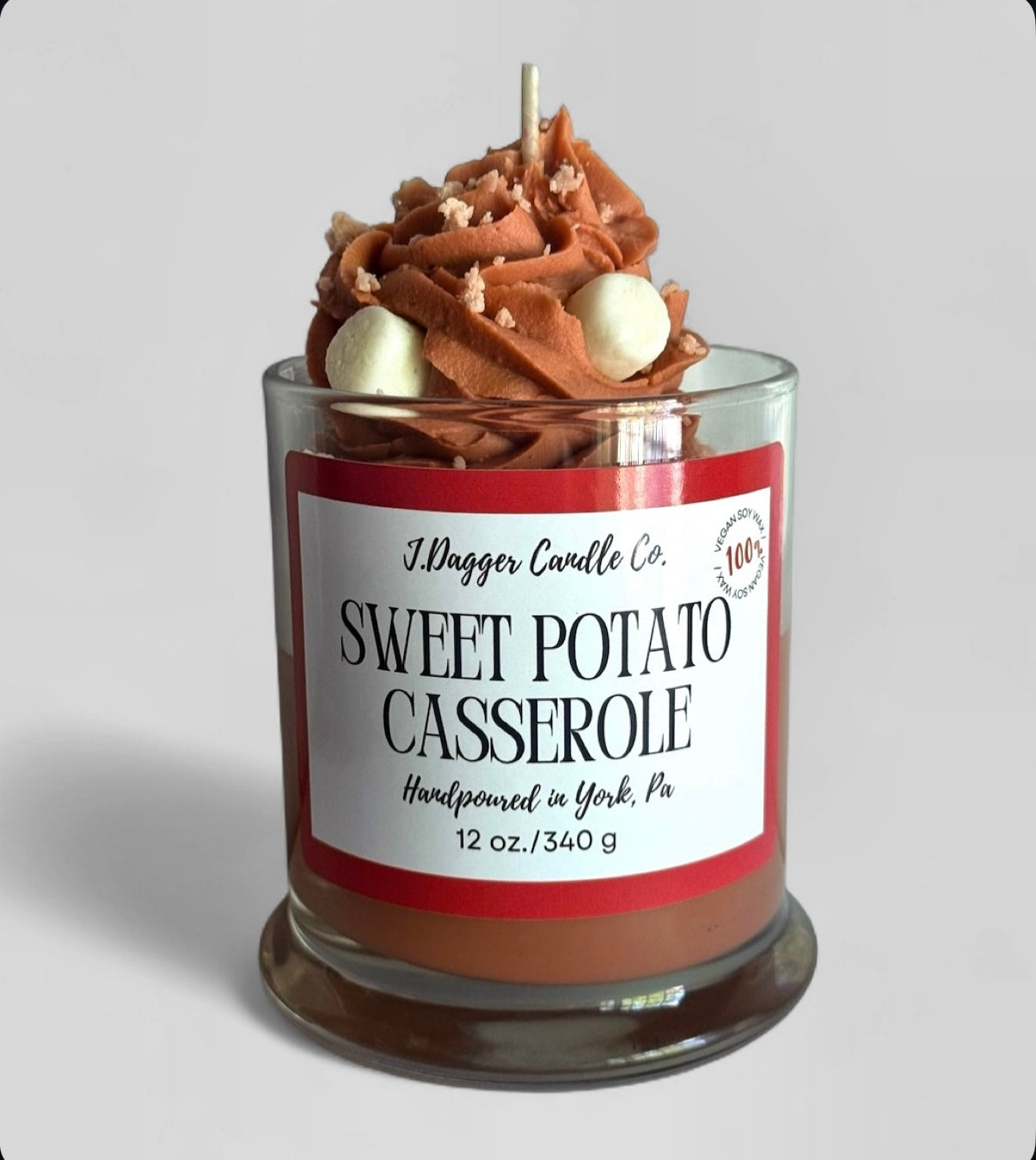 Sweet Potato Casserole Dessert Candle