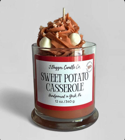 Sweet Potato Casserole Dessert Candle