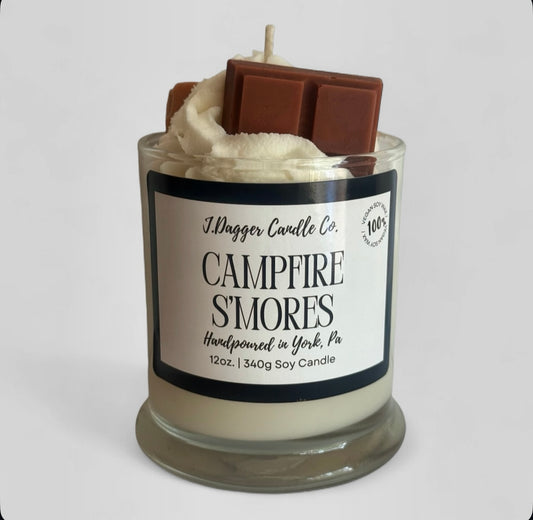 Campfire S’mores Dessert Candle