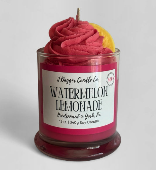 Watermelon Lemonade Dessert Candle